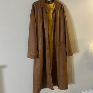 NEW FREE PEOPLE SUEDE TRENCH COAT